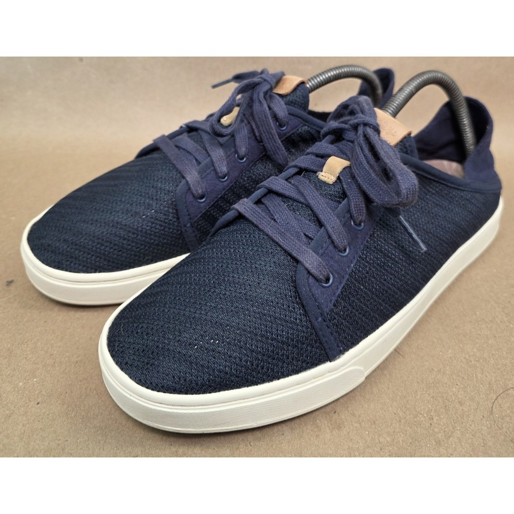 OluKai Shoes (Sz 11 ) Women Blue Pehuea Li Mesh Low Top Casual Slip On Sneakers
